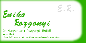 eniko rozgonyi business card
